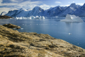 Northwest Fjord off Scoresbysund Greenland