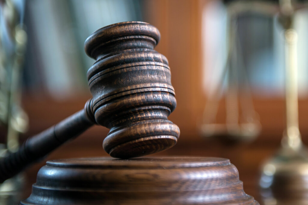 Judge gavel courtroom