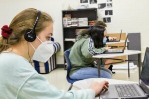 WTOP Top Kid Eden Flroa hard at work.