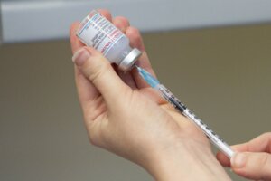 Virus Outbreak Britain Moderna