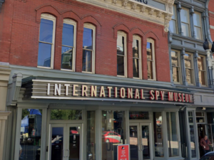 Former Spy Museum at 800 F Street, NW will become Puttery, an upscale mini golf venue. CREDT: GOOGLE