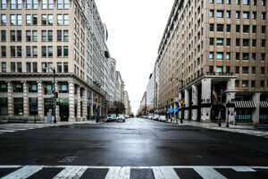 Capital City Washington, DC on Monday during a Pandemic.
