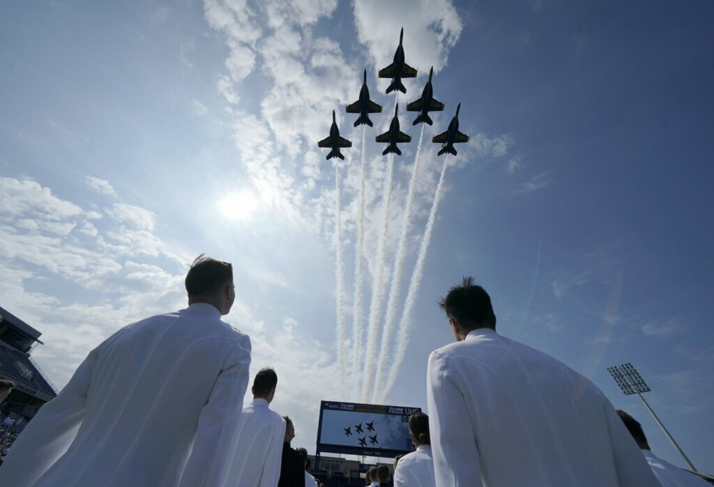 APTOPIX Naval Academy Harris
