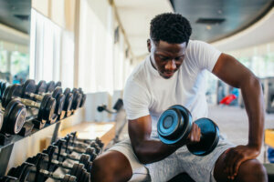 Exercise in the gym