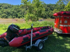 Potomac River Water Rescue Boat