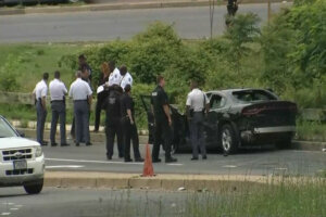 Temple hills shooting crash