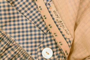 Judy Garland's name tag on the dress.
