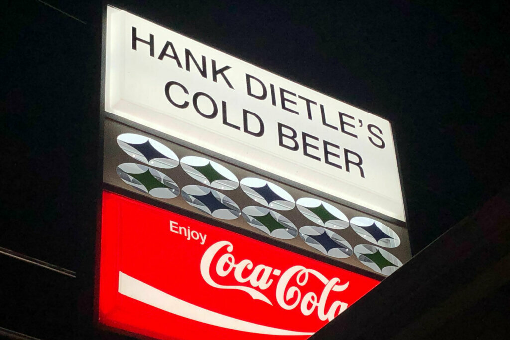 Hank cold beer
