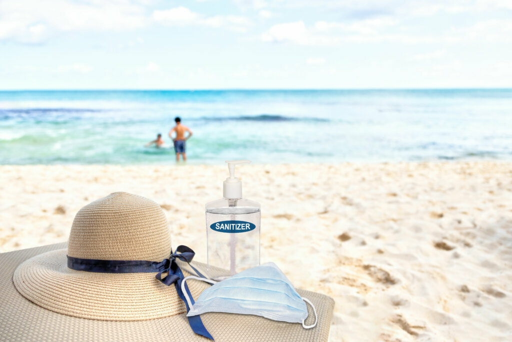 Tourism and Vacationing in the New Normal on Sandy Beach