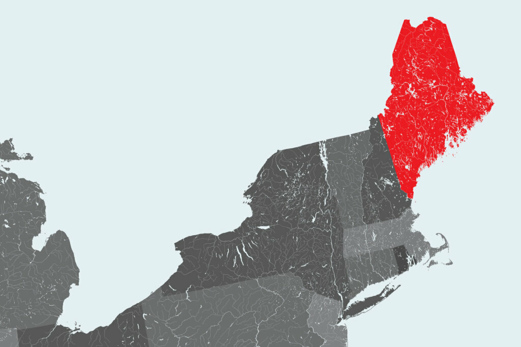 Map of Maine