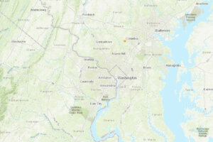 The quake occurred in Howard County, Maryland, on Aug. 4, 2021. (Courtesy USGS)