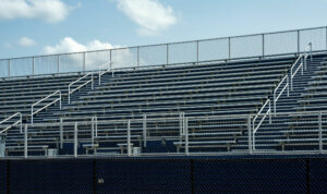 Empty Sports Stadium Due to Pandemic