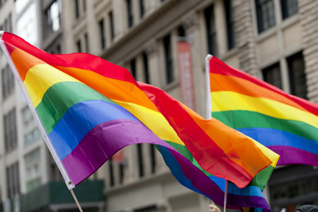 New York City Pride Parade Flags