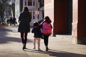 Chicago Area Elementary School Children Head Back To In Person Learning