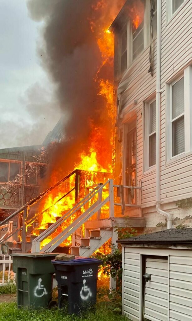 Kansas ave fire