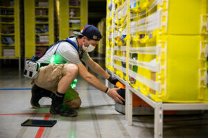 Associate wearing PPE