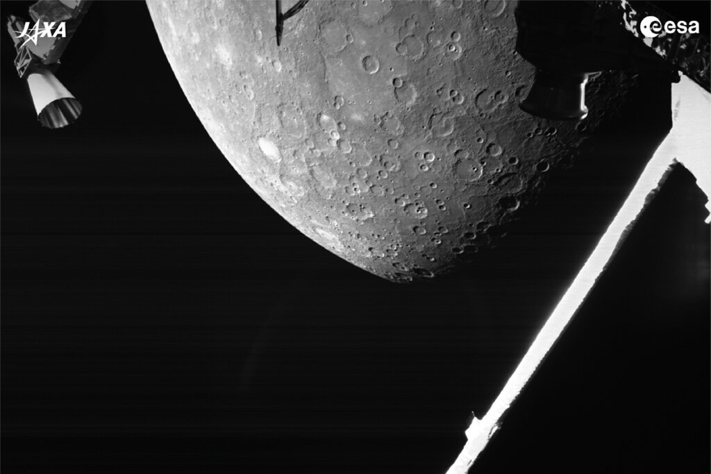 Space Mercury Flyby