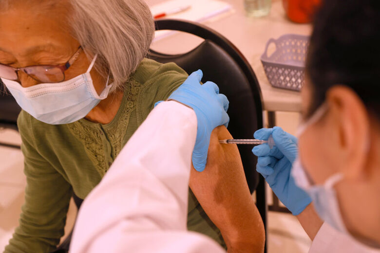Vaccination Clinic Administers Booster Shots In California