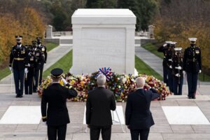 Veterans Day Arlington Biden
