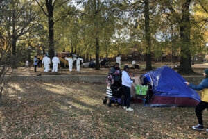 Another homeless encampment in DC is being cleared by the city today, here at New Jersey & O NW