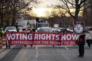 Activists Block Traffic Around Capitol Hill To Demand Action From Congress