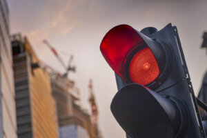Red traffic light