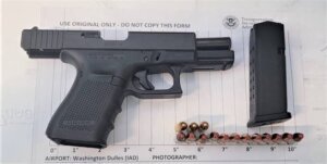 TSA Dulles Gun