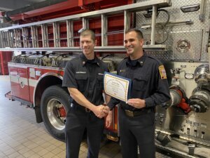 Sgt. Matthew Westerbeck has been given an award for valor.