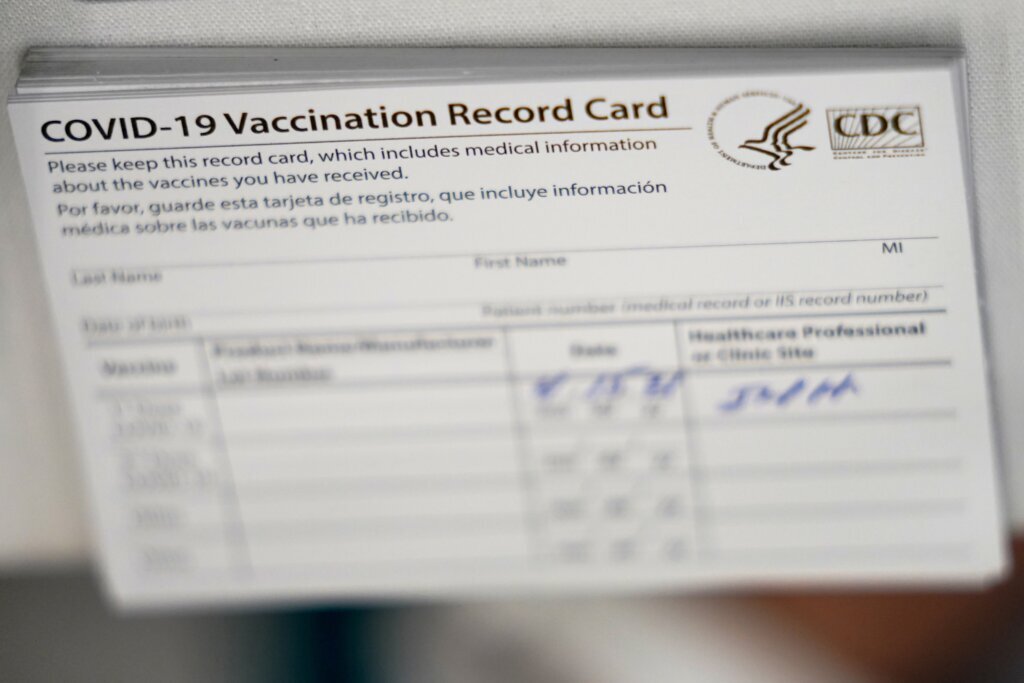 Virus Outbreak Fake Vaccination Cards