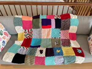 WARM UP blanket donated to Upcounty Hub