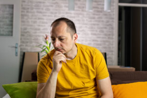 People unhappy and strain