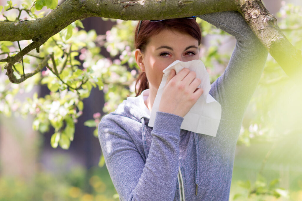 Suffering from pollen allergy