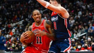 Wizards' winning streak snapped as DeRozan takes over in fourth