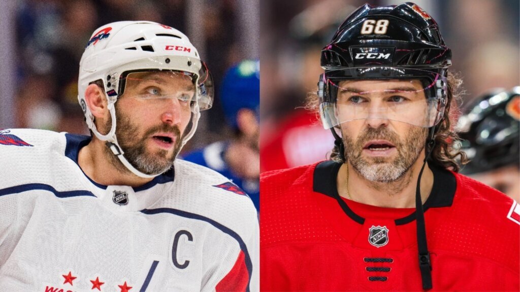 Jagr congratulates Ovechkin on milestone, issues playful warning