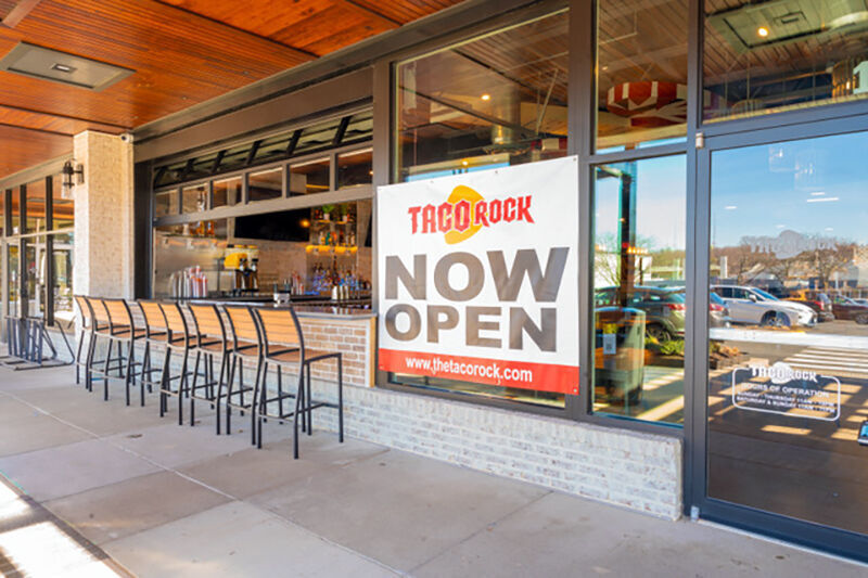 The Taco Rock location that opened this month in Falls Church.