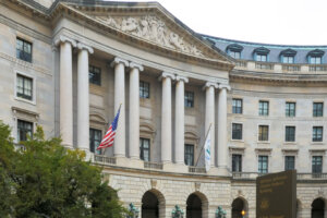 The exterior of the us environmental protection agency building in washington