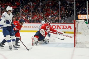 With playoffs looming, Caps are still searching for consistency in net