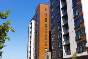 Urban residential architecture.