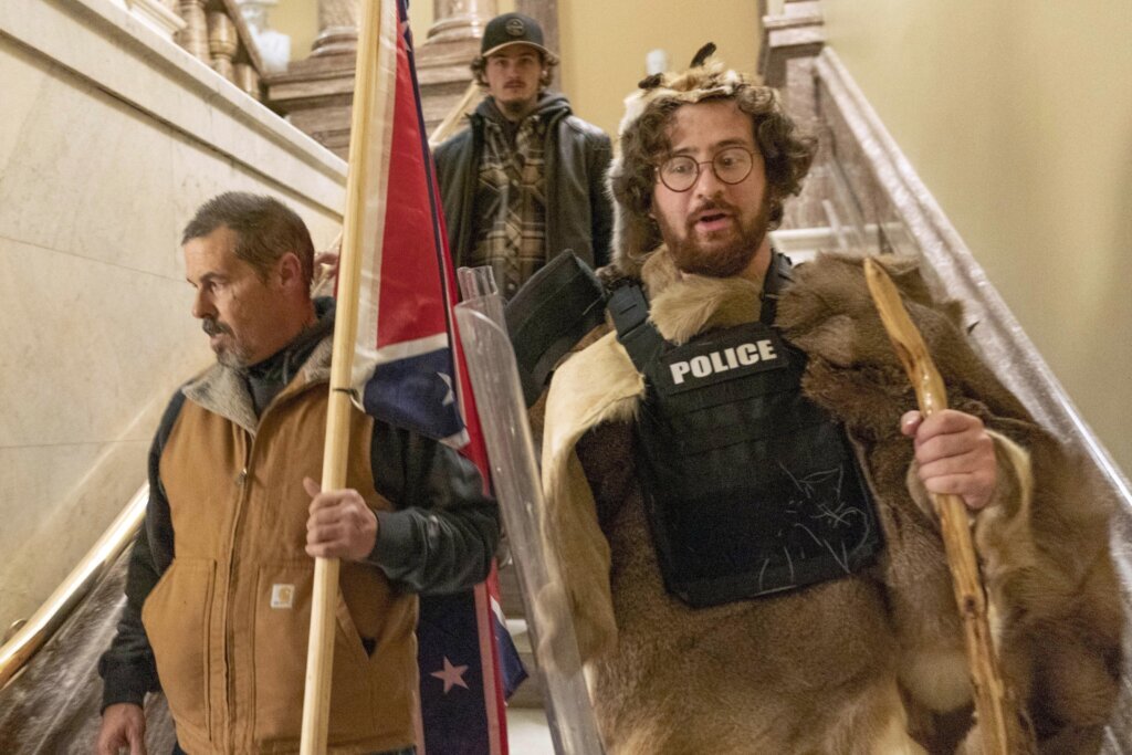 Capitol Riot Caveman Costume