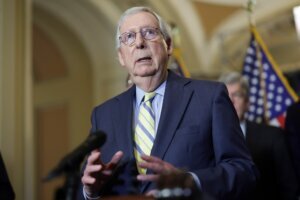 Senators Meet For Weekly Policy Luncheons On Capitol Hill