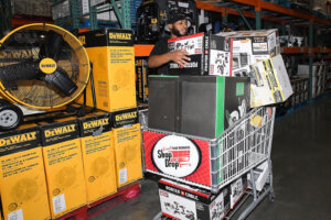 Employees with Maryland’s Live! Casino & Hotel got the chance to fill their carts at Costco for the casino's 10th anniversary.
