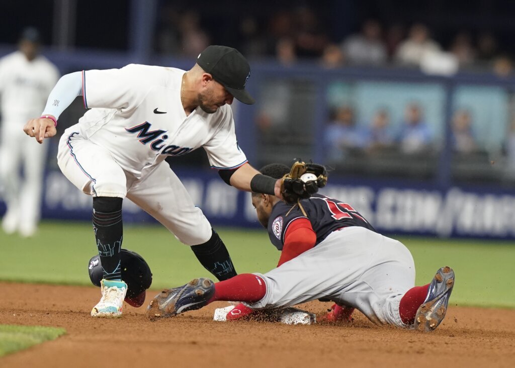 Nationals Marlins Baseball