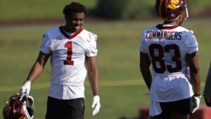 Notes from Commanders' second OTAs: Dotson is fitting right in