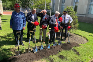 Ground was broken July 14, 2022, on a new memorial. (WTOP/John Domen)