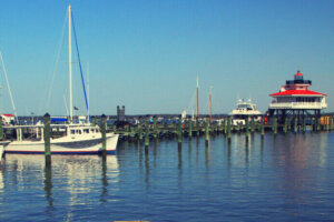 Crab Baskets at the Choptank River Lighthouse