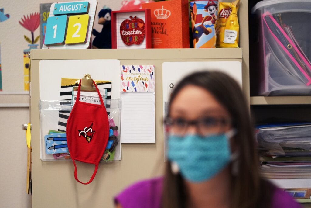 Virus Outbreak Texas School Masks