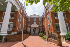 Winchester Hall Building in Historic Downtown Frederick, Maryland