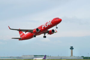PLAY Aircraft Taking Off