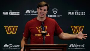 Kerrigan 'getting a feel' for coaching at Commanders camp