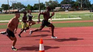 Watch 48 year old Terrell Owens run a sub 4.5 second 40 yard dash